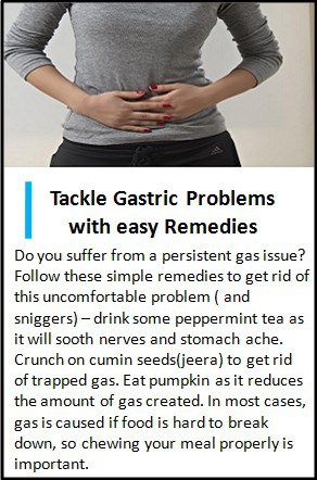 best home remedies for gastric isse