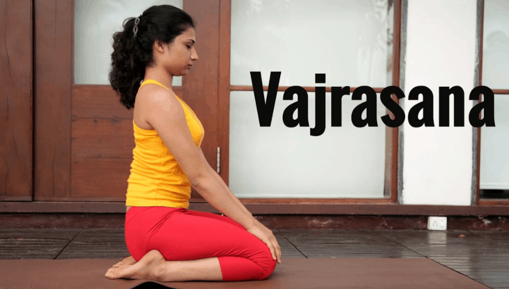 yoga Vajrasana or Diamond pose