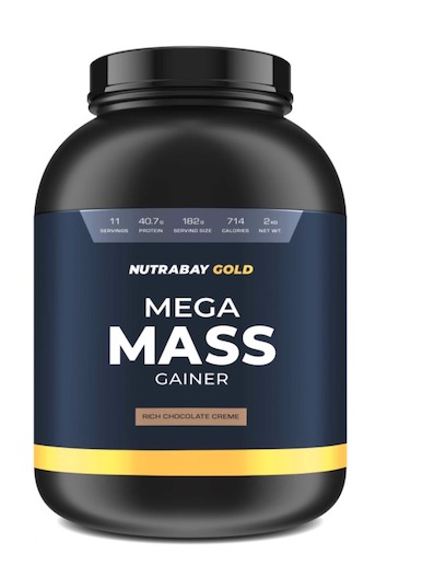 Nutrabay Gold Mega Mass Gainer - Best Mass Gainer Supplements